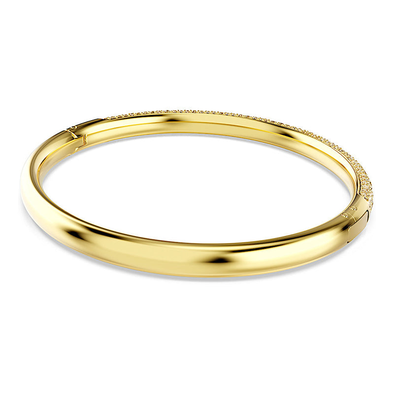 Brazalete Sublima, Pavé nieve, Blanco, Baño tono oro