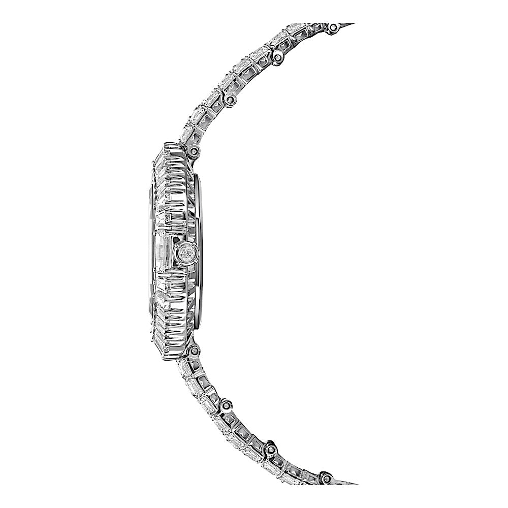 Reloj Matrix Octagon, Talla baguette, Brazalete de metal, Tono plateado, Acero inoxidable
