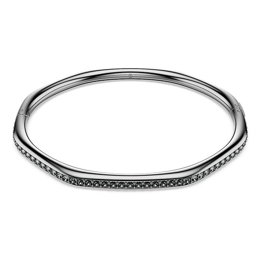 Brazalete Dextera, Forma octagonal, Talla redonda, Blanco, Baño de rutenio