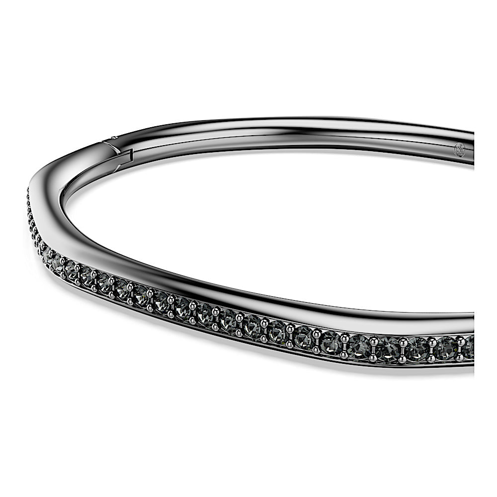 Brazalete Dextera, Forma octagonal, Talla redonda, Blanco, Baño de rutenio