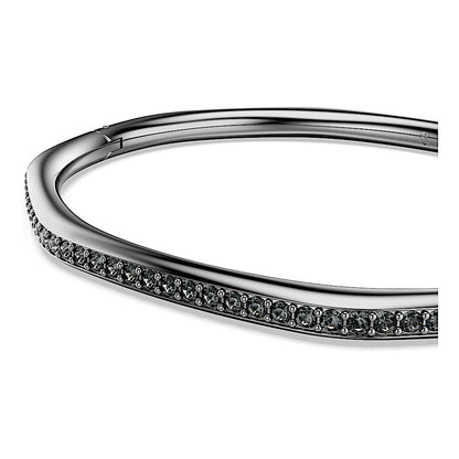 Brazalete Dextera, Forma octagonal, Talla redonda, Blanco, Baño de rutenio