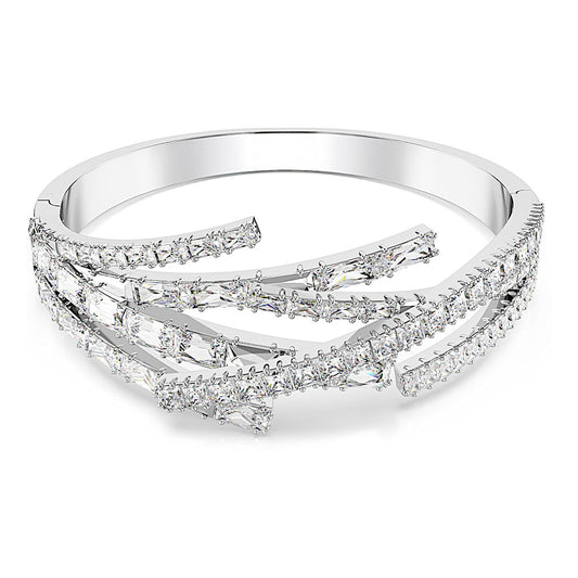 Brazalete Matrix, Tallas mixtas, Blanco, Baño de rodio