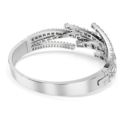 Brazalete Matrix, Tallas mixtas, Blanco, Baño de rodio