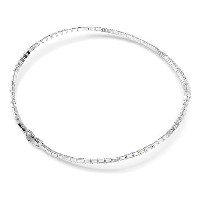 Collar Matrix, Talla baguette, Blanco, Baño de rodio