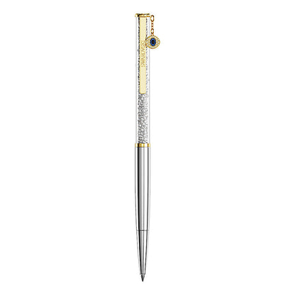 Bolígrafo Crystalline Silk, Ojo turco, Tono dorado, Combinación de acabados metálicos