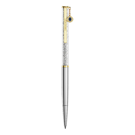 Bolígrafo Crystalline Silk, Ojo turco, Tono dorado, Combinación de acabados metálicos