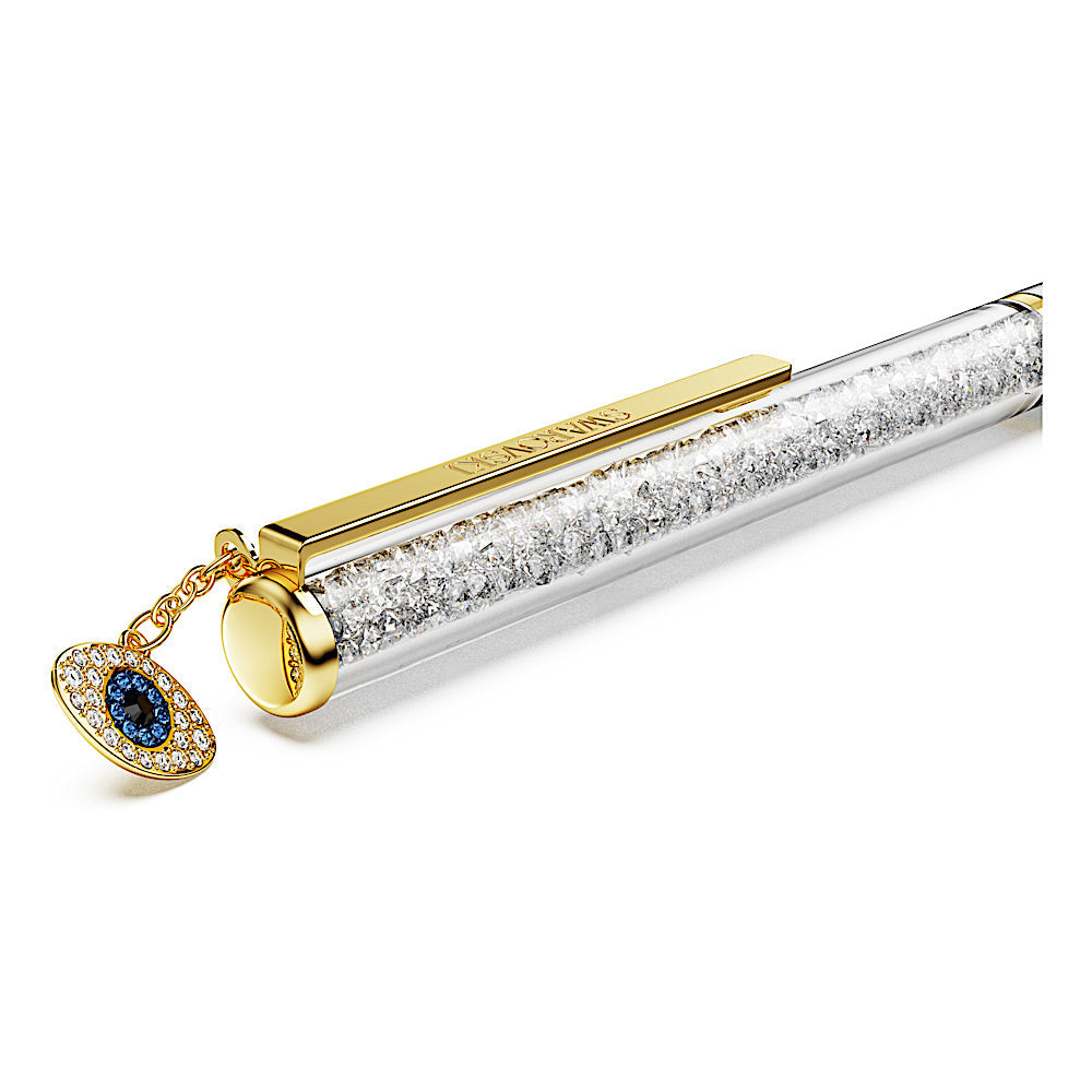 Bolígrafo Crystalline Silk, Ojo turco, Tono dorado, Combinación de acabados metálicos