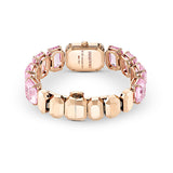 Reloj, Pulsera de talla octogonal, Rosa, Acabado tono oro rosa