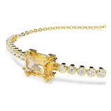 Pulsera Tennis Matrix, Tallas mixtas, Caramelo, Baño tono oro