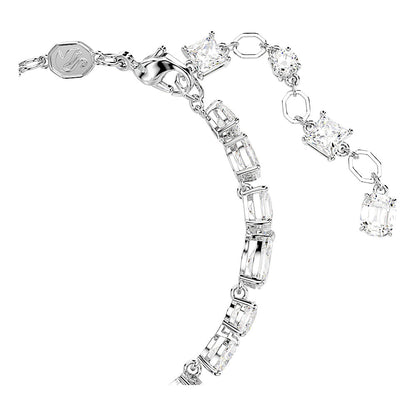 Pulsera Mesmera, Tallas mixtas, Blanca, Baño de rodio