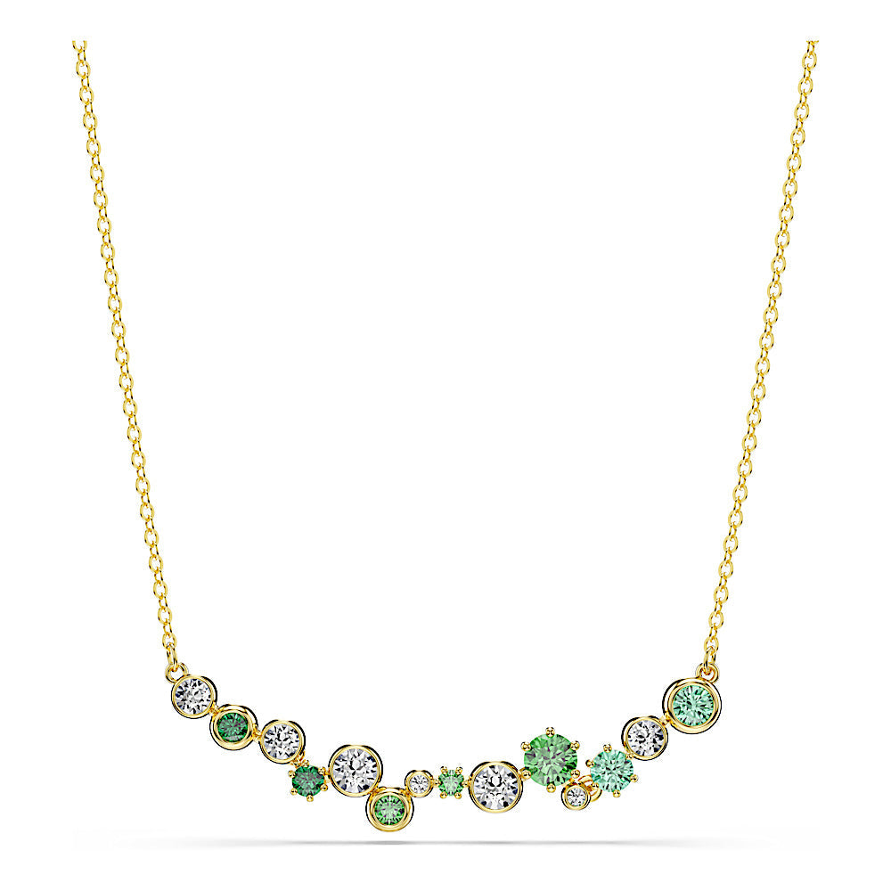 Collar Constella, Tallas mixtas, Verde, Baño tono oro
