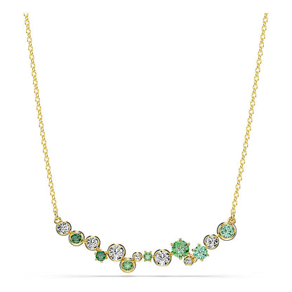 Collar Constella, Tallas mixtas, Verde, Baño tono oro
