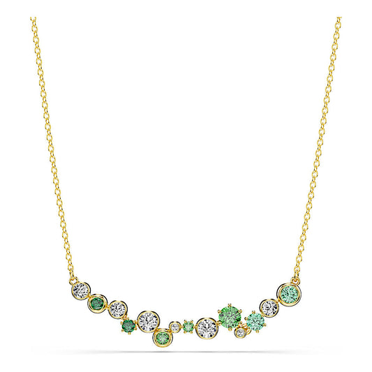 Collar Constella, Tallas mixtas, Verde, Baño tono oro