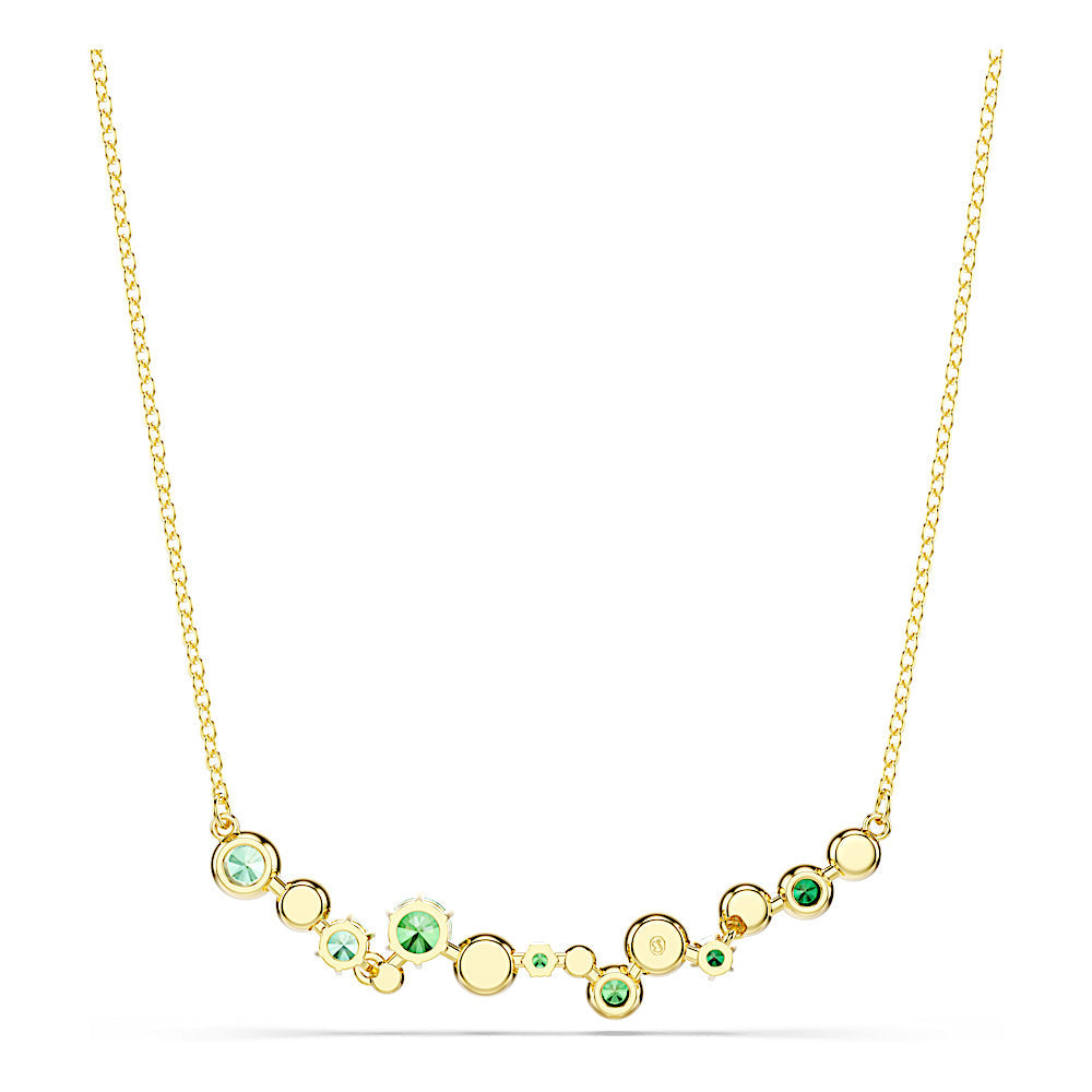 Collar Constella, Tallas mixtas, Verde, Baño tono oro