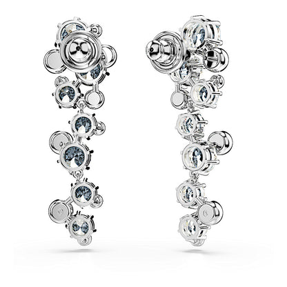 Pendientes Constella, Tallas mixtas, Blancos, Baño de rodio