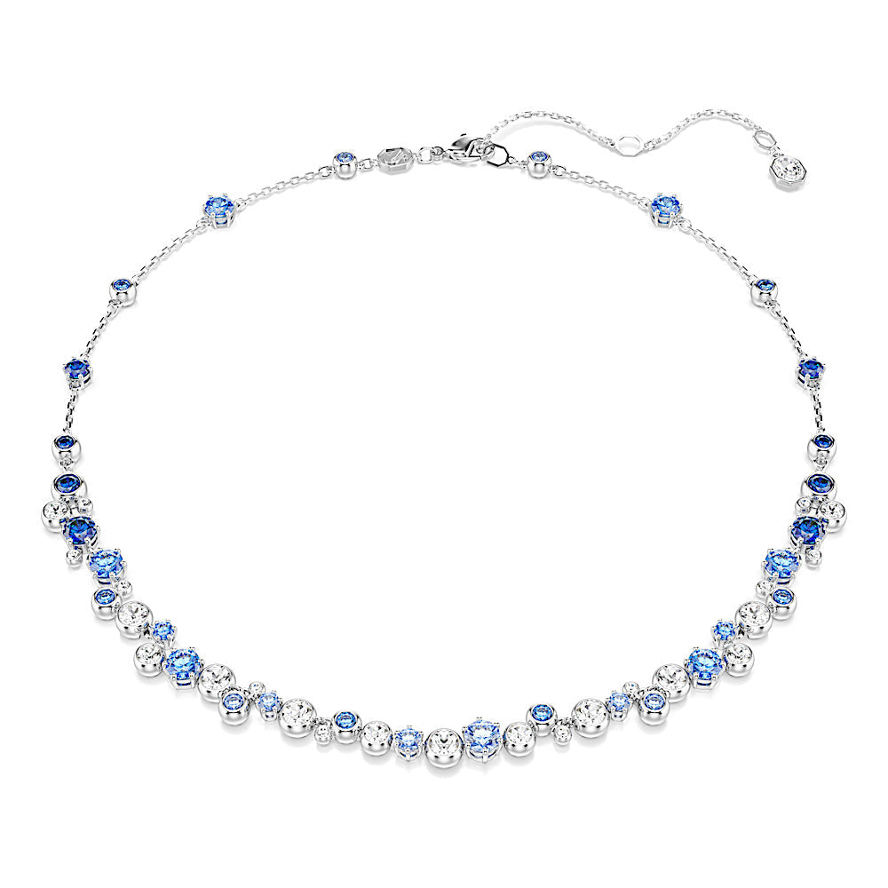 Collar Constella, Tallas mixtas, Azul, Baño de rodio