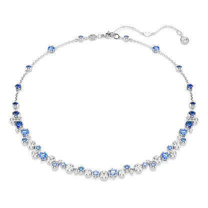 Collar Constella, Tallas mixtas, Azul, Baño de rodio