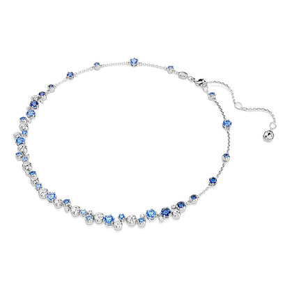 Collar Constella, Tallas mixtas, Azul, Baño de rodio