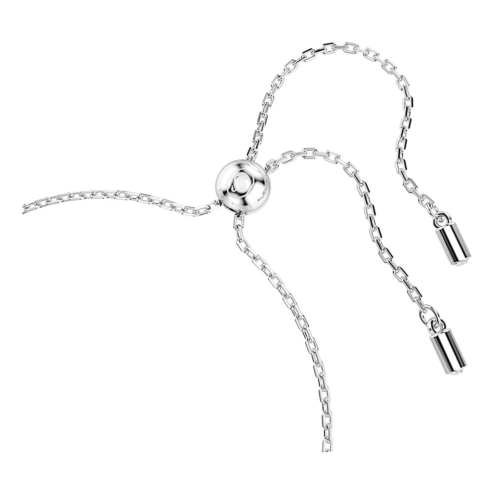 Pulsera Una Angelic, Talla redonda, Motivos de doble cara, Blanca, Baño de rodio
