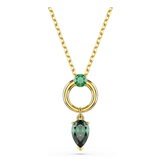 Colgante Mesmera, Tallas mixtas, Verde, Baño tono oro