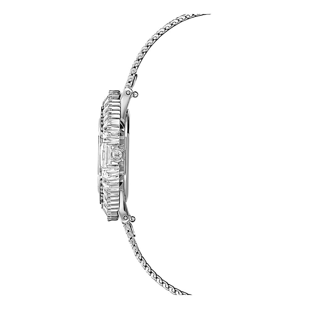 Reloj Matrix Octagon, Brazalete de metal, Tono plateado, Acero inoxidable