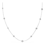 Collar Una Angelic, Talla redonda, Blanco, Baño de rodio