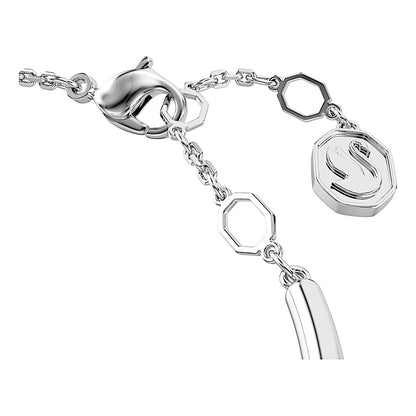 Brazalete Dextera, Talla redonda, Blanco, Baño de rodio