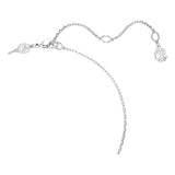 Colgante Dextera, Talla redonda, Blanco, Baño de rodio