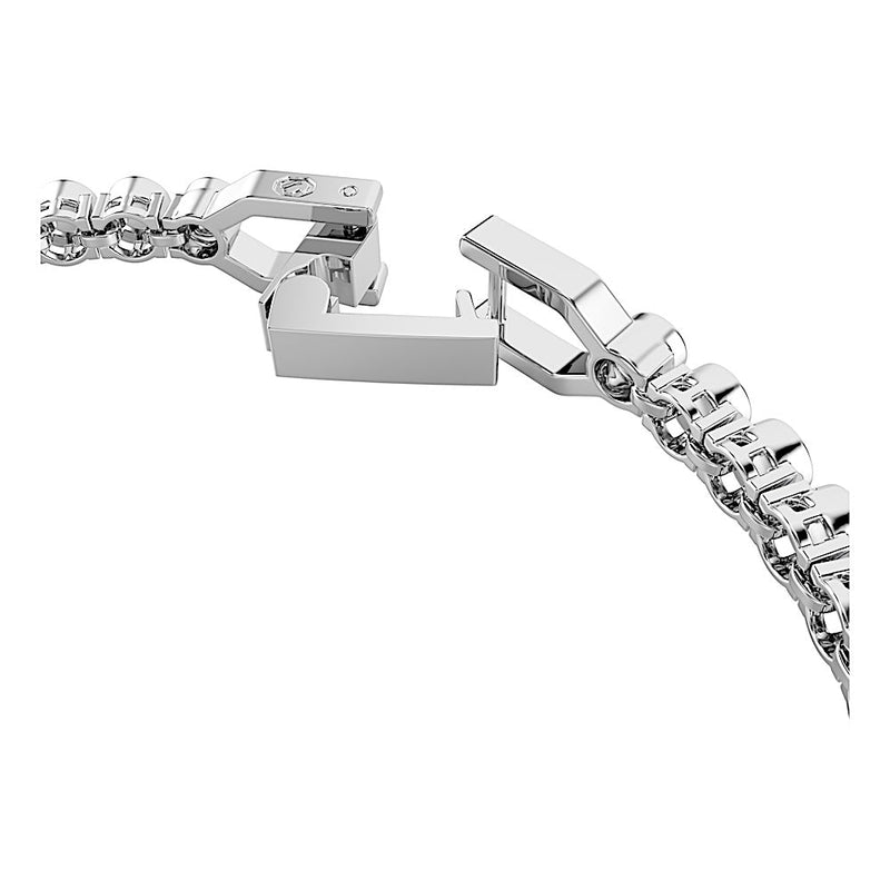 Pulsera Tennis Imber Emily, Talla redonda, Azul, Baño de rodio