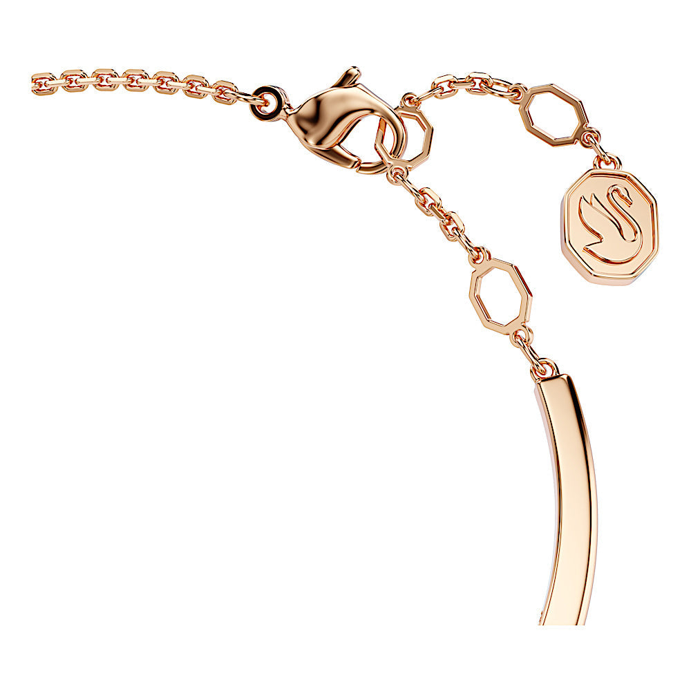 Brazalete Mesmera, Tallas mixtas, Blanco, Baño tono oro rosa