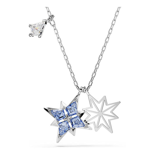 Colgante Symbolica, Estrella, Azul, Baño de rodio