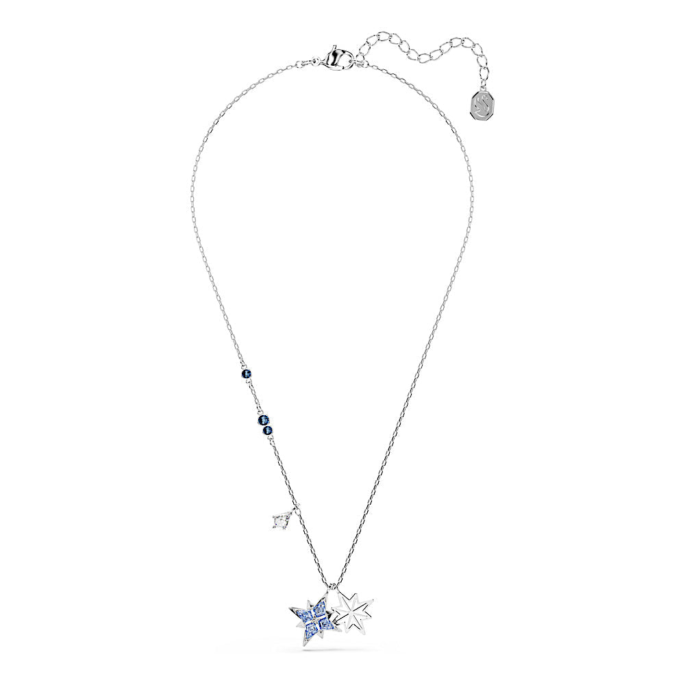 Colgante Symbolica, Estrella, Azul, Baño de rodio