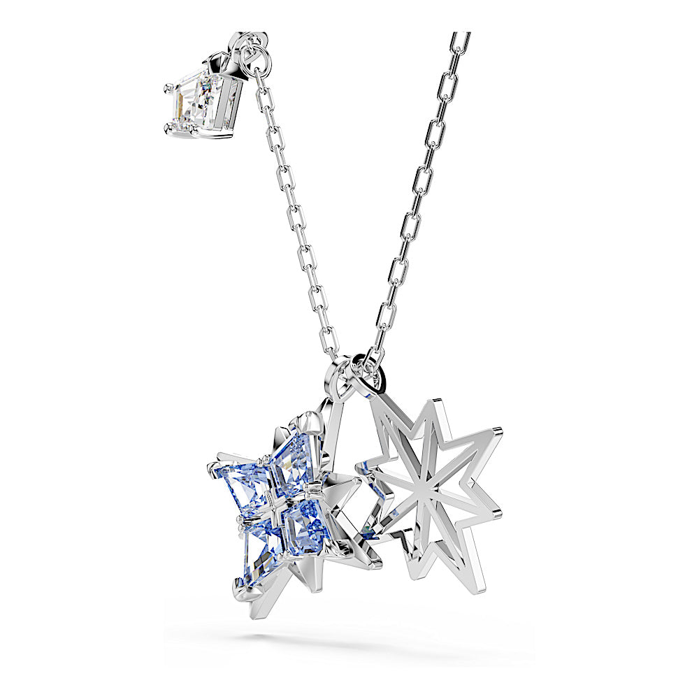 Colgante Symbolica, Estrella, Azul, Baño de rodio