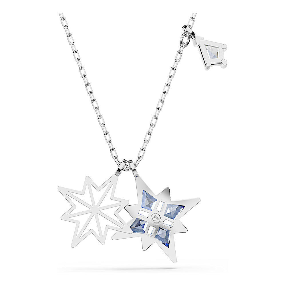 Colgante Symbolica, Estrella, Azul, Baño de rodio