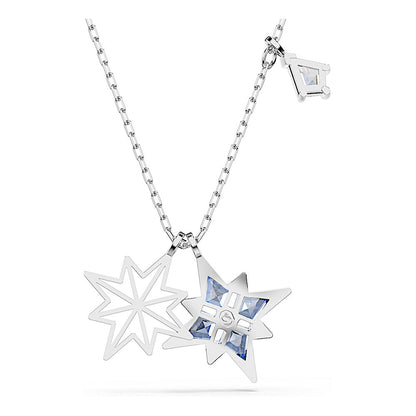 Colgante Symbolica, Estrella, Azul, Baño de rodio