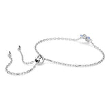 Pulsera Magic, Ángel, Azul, Baño de rodio