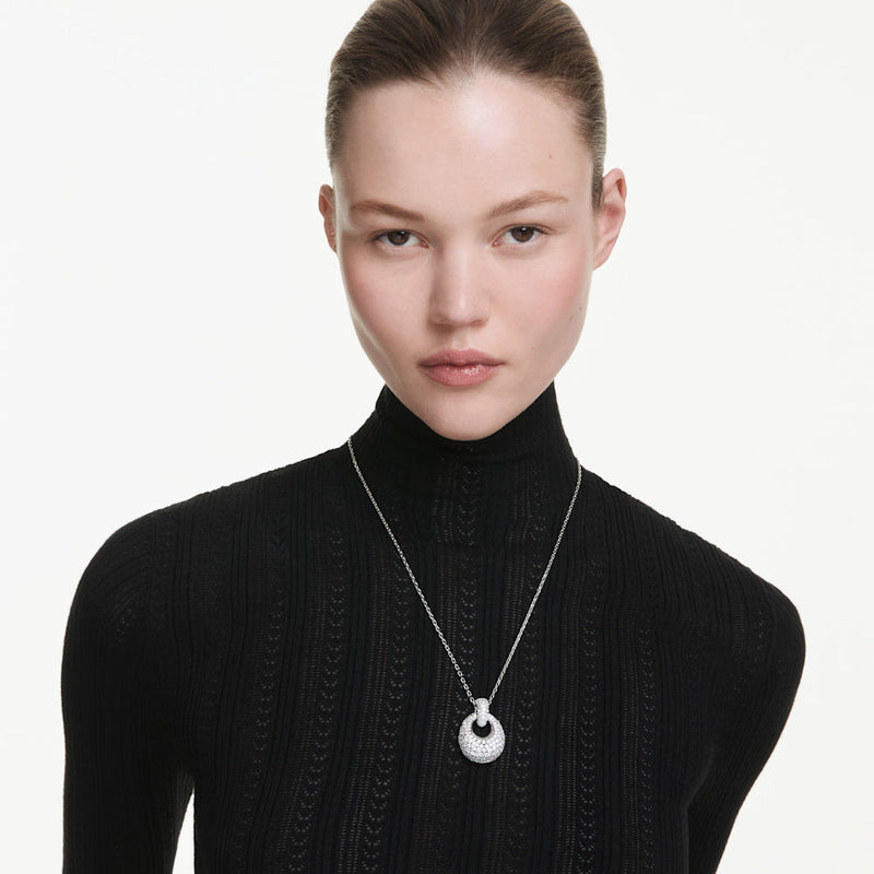 Colgante Sublima, Blanco, Baño de rodio