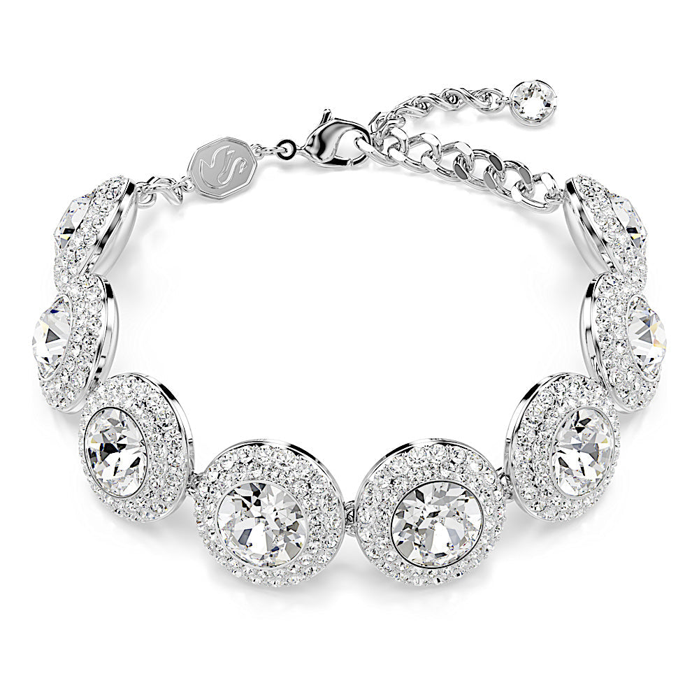 Pulsera Una Angelic, Blanca, Baño de rodio