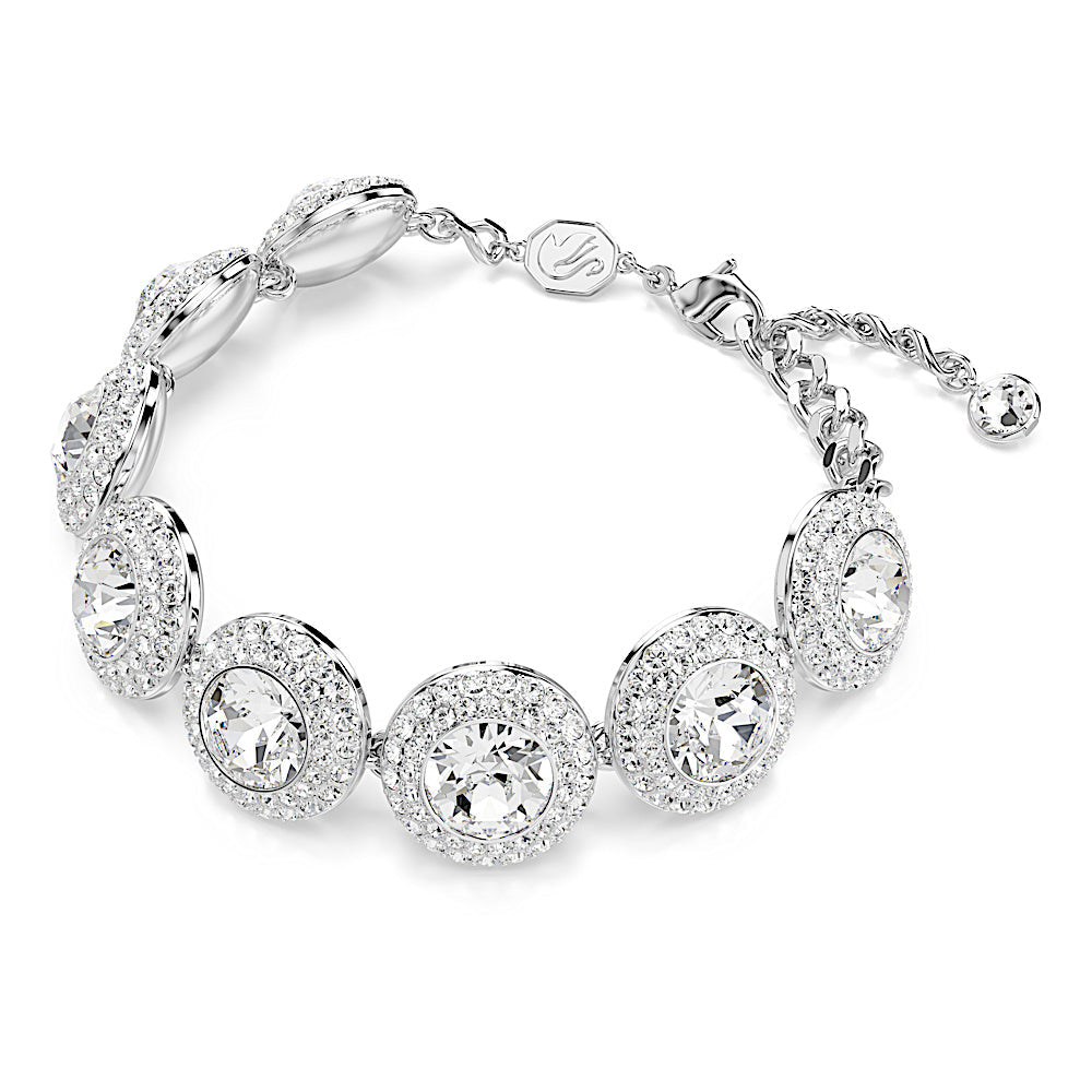 Pulsera Una Angelic, Blanca, Baño de rodio