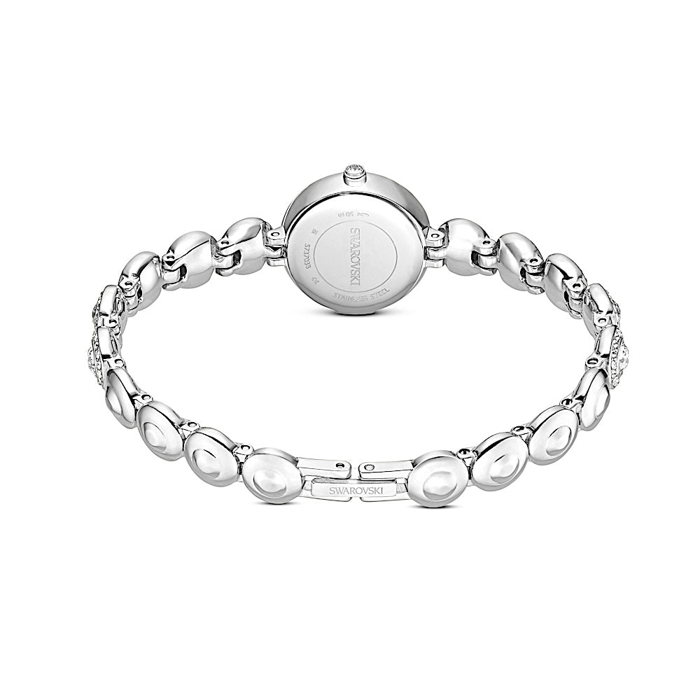 Reloj Una Angelic, Pulsera de cristal, Tono plateado, Acero inoxidable