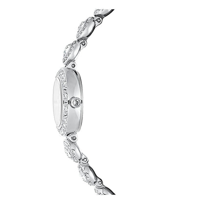 Reloj Una Angelic, Pulsera de cristal, Tono plateado, Acero inoxidable