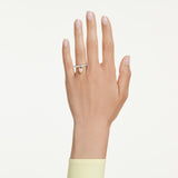 Anillo con motivo Idyllia, Tallas mixtas, Corazón, Rosa, Combinación de acabados metálicos