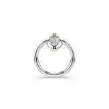 Anillo con motivo Idyllia, Tallas mixtas, Corazón, Rosa, Combinación de acabados metálicos