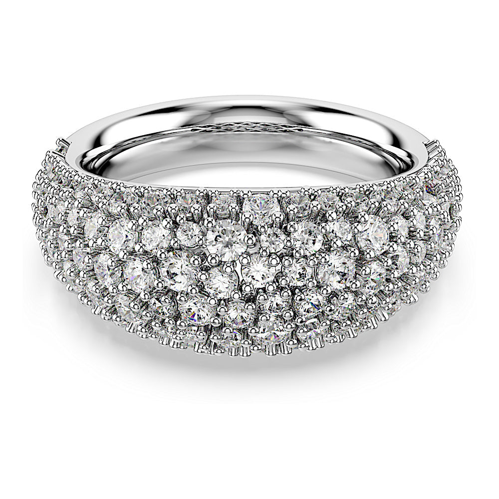 Anillo Sublima, Blanco, Baño de rodio