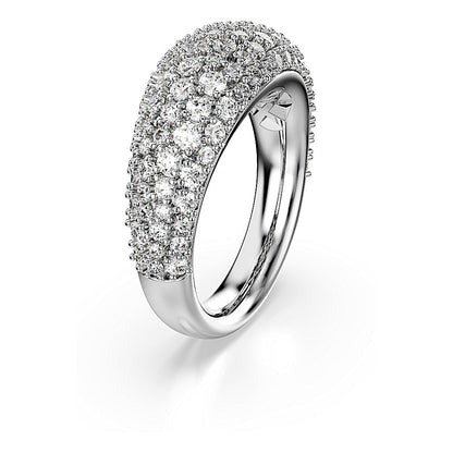 Anillo Sublima, Blanco, Baño de rodio
