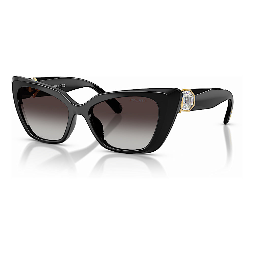 Gafas de sol, Forma de ojo de gato, Negras