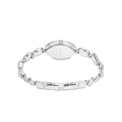 Reloj Gema, Pulsera de cristal, Tono plateado, Acero inoxidable