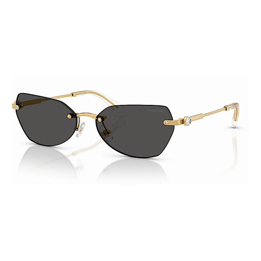 Gafas de sol, Talla cojín, Tono dorado