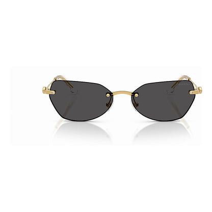 Gafas de sol, Talla cojín, Tono dorado