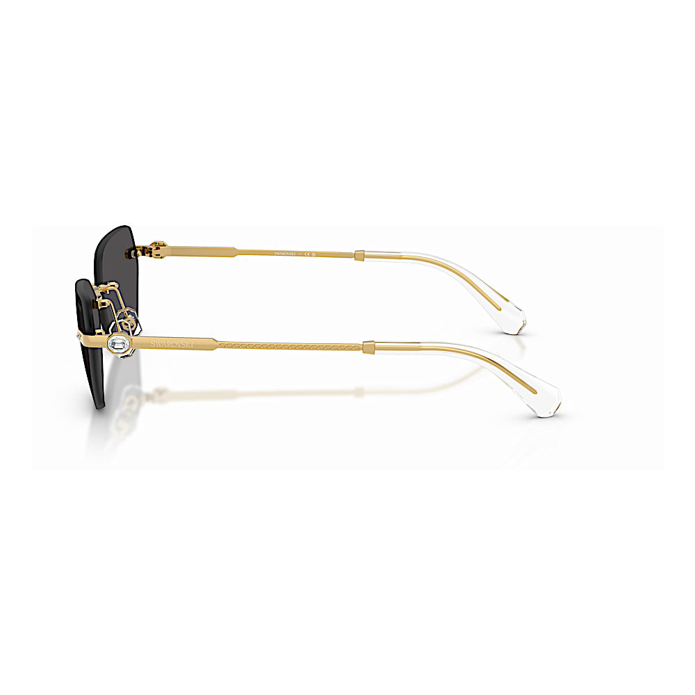 Gafas de sol, Talla cojín, Tono dorado